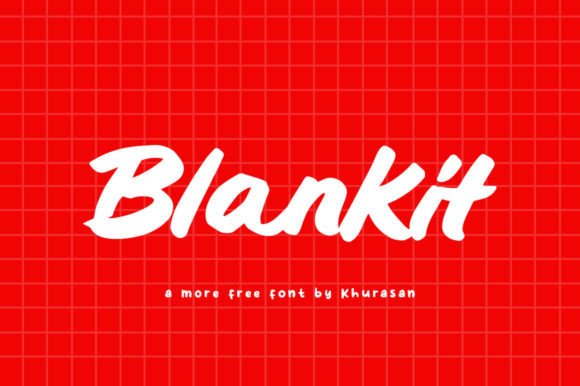 Blankit: A Handwritten Font for Creative Projects