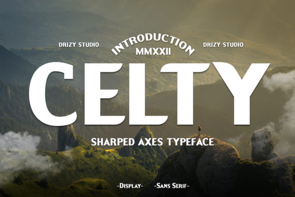 Celty: A Modern Typeface for Elegant Design
