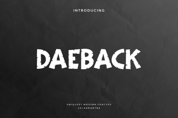 Daeback: A Bold Font for Modern Marketing