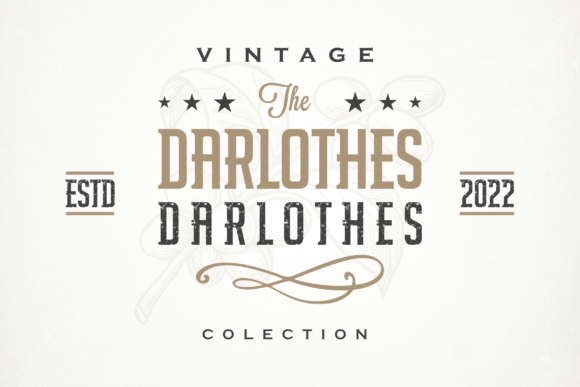 Darlothes Font: Bold & Beautiful