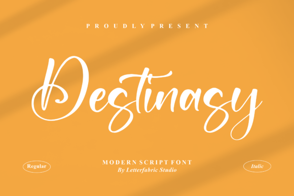 Destinasy: A Modern Script Font for Web Design