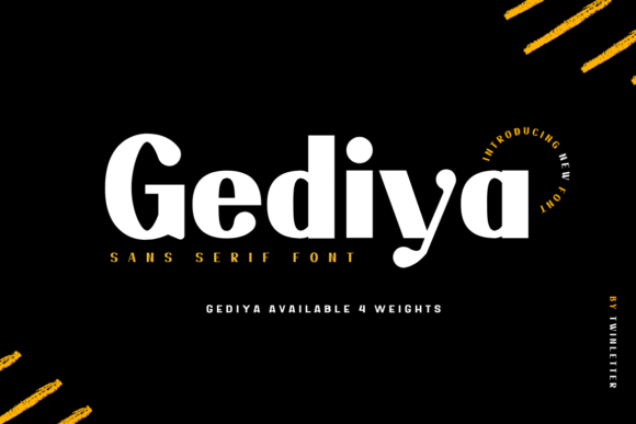 Gediya: A Modern Font for Business Success