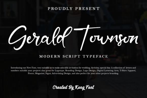 Gerald Townson: A Playful Handwritten Font That Fits Real Campaigns
