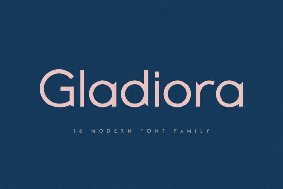 Gladiora: A Modern Font for Creative Makers