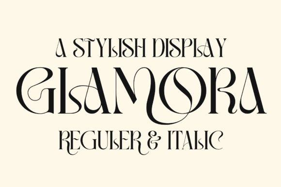 Glamora: A Font for Elegant Branding