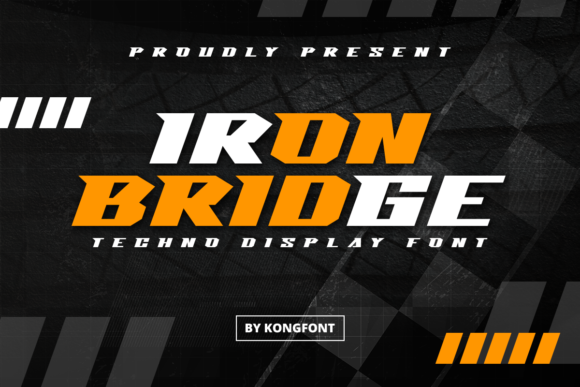 Iron Bridge: A Robotic Slab Serif Font for Bold Digital Campaigns