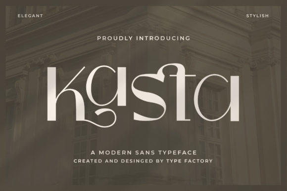 Kasta: A Modern Font for Campaign Design