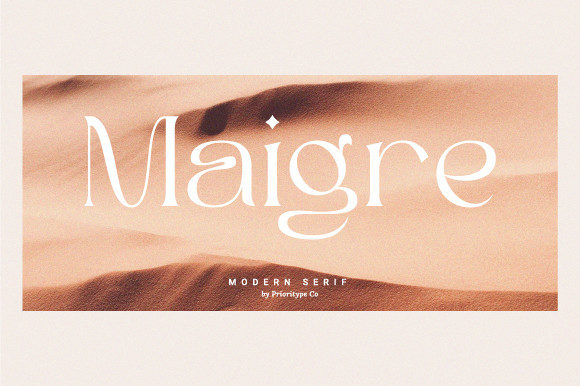Maigre: A Serif Font for Creative Campaigns