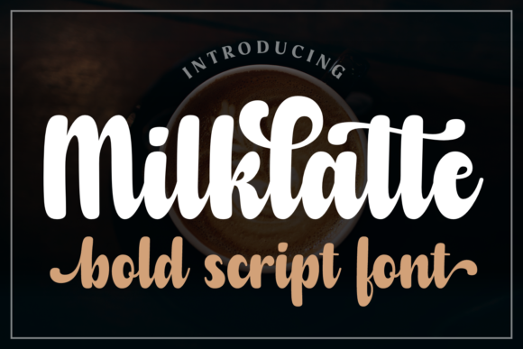 Milklatte: A Flowing Script Font