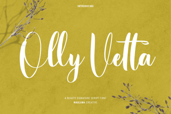 Olly Vetta: A Font for Polished Branding