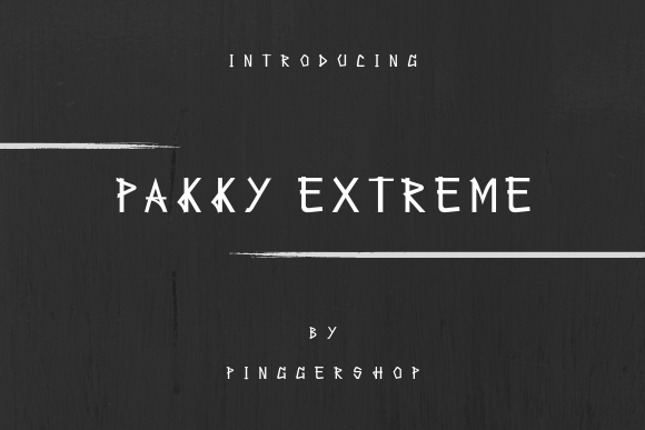 Pakky Extreme: A Bold Font for Creative Projects