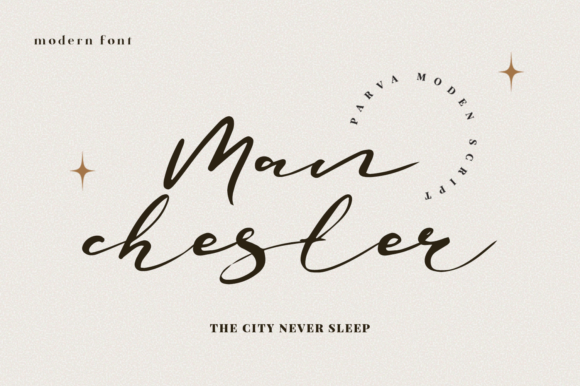Parva: A Modern Script Font