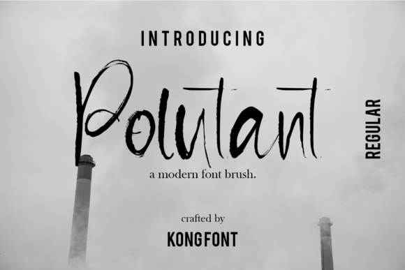 Polutant Font: Handwritten Style for Makers
