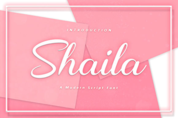 Shaila: A Script Font for Creative Campaigns