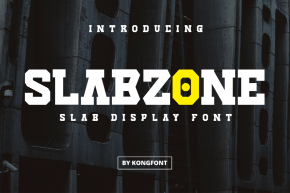 Slabzone: A Chunky Serif Font for Handmade Labels & Printables