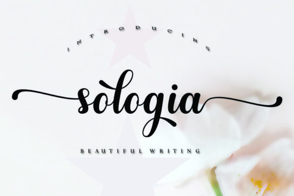 Sologia: A Subtle Script Font for Elegant Design