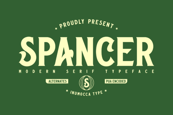 Spancer: A Stylish Serif Font for Makers