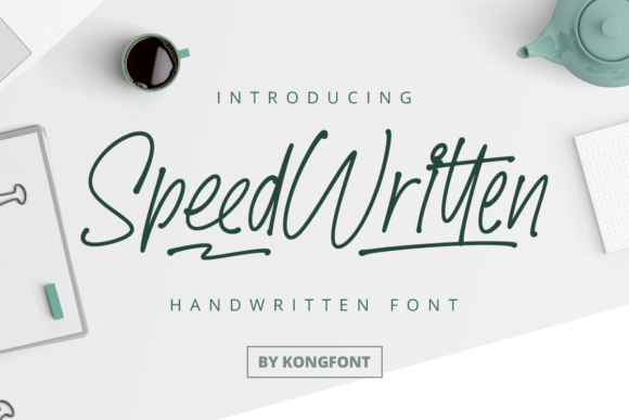 Speed Written: A Playful Font for Creative Projects