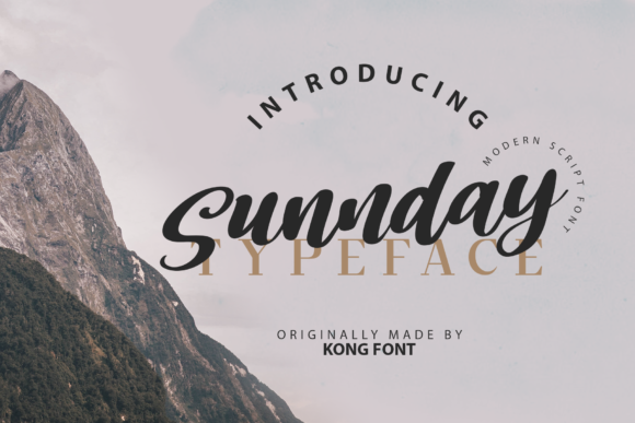 Sunnday: A Playful Handwritten Font for Digital Brand Moments