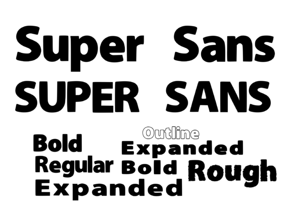 Super Sans: A Modern Typeface for Calm Design