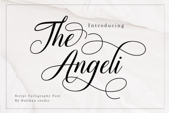 The Angeli: A Romantic Script Typeface