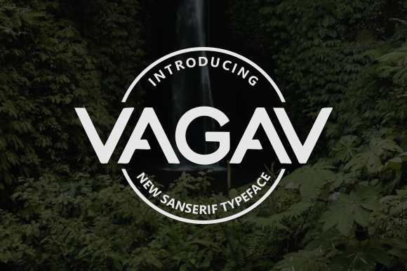 Vagav Font: Modern Sans Serif for Craft Projects