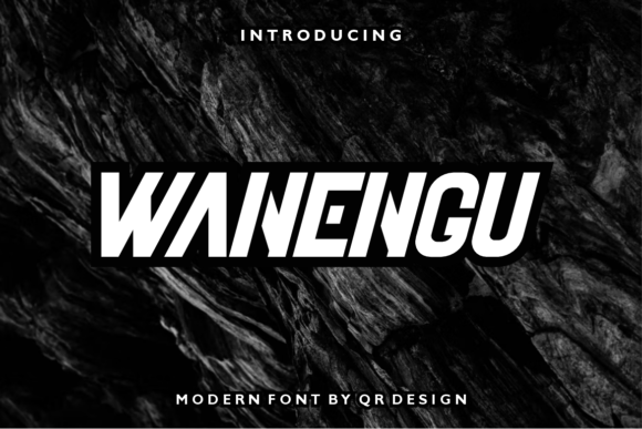 Wanengu: A Modern Sans Serif Font