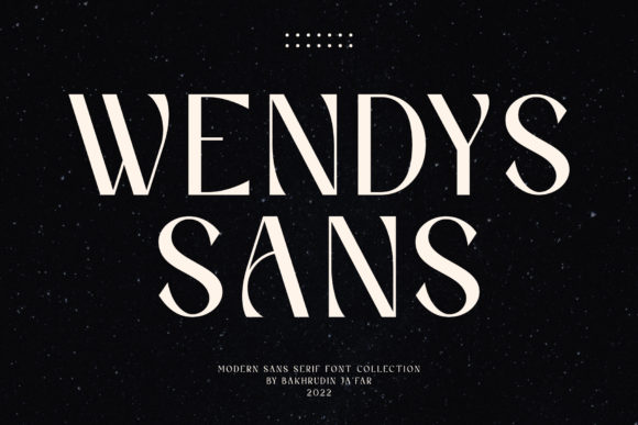 Wendys Font: Modern Typography for Makers
